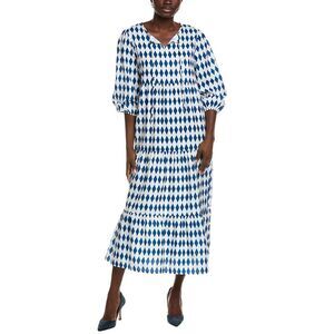 Ipponelli Womens  Tiered Maxi Dress, Blue